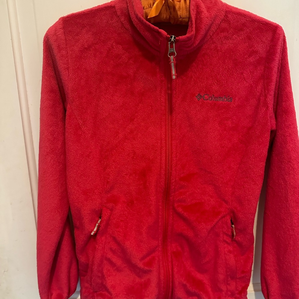 Columbia fleece. Hot pink. Size medium. Excellent condition.